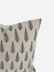 Daisy Block Print Pillow Cover